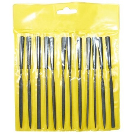 H & H INDUSTRIAL PRODUCTS 12 Piece 5-1/2" #0 Cut Needle File Set 3000-0080